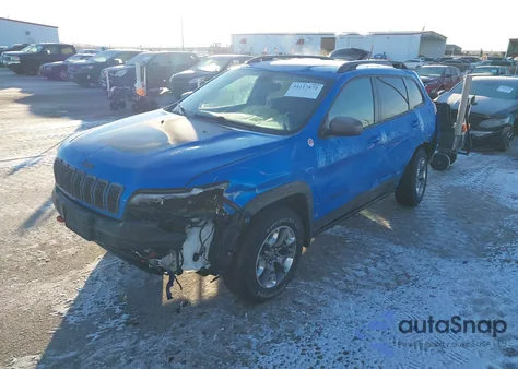 2019 Jeep Cherokee Trailhawk 4X4 z USA, uszkodzony, nr VIN 1C4PJMBN1KD227124